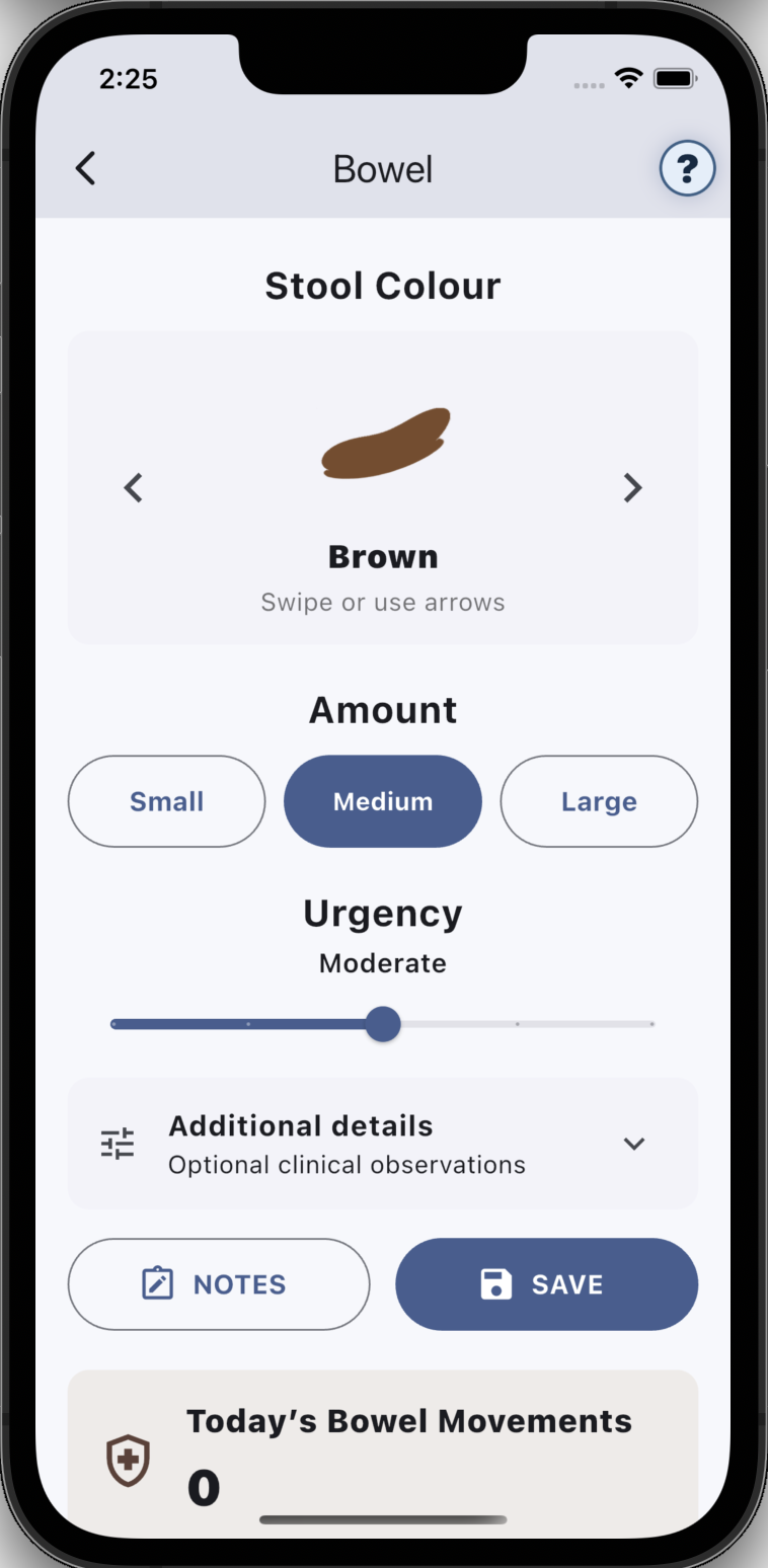 Bowel details