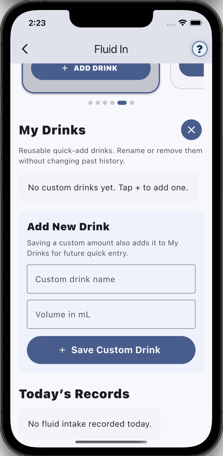 Create a custom drink